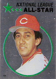 1982 Topps Baseball Stickers     124     Dave Concepcion FOIL